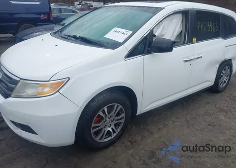 2012 Honda Odyssey Ex-L из США, поврежденный, VIN 5FNRL5H62CB032362